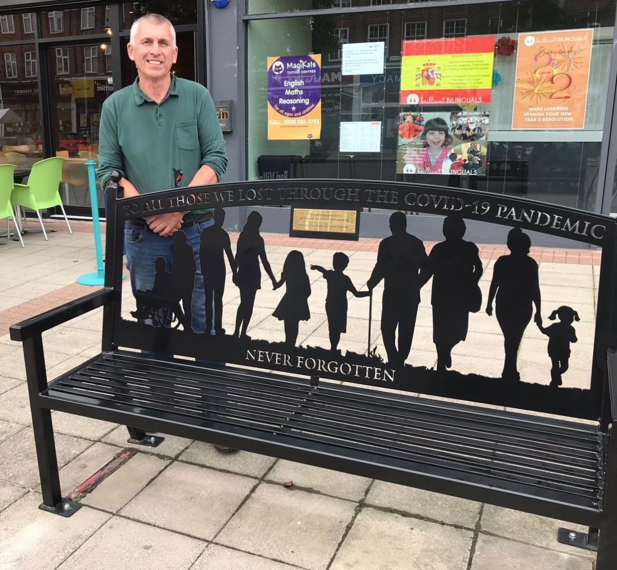 Installation of Covid-19 Memorial Benches