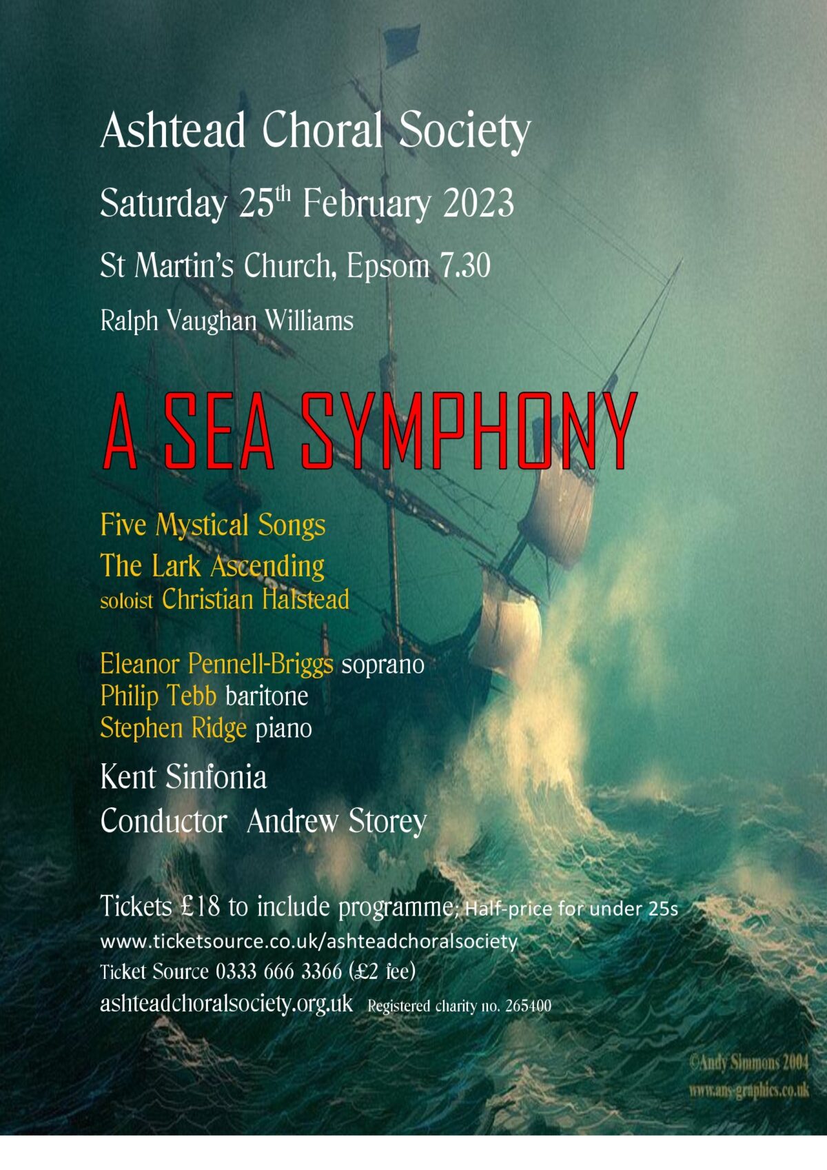 Ashtead Choral Society – A Sea Symphony