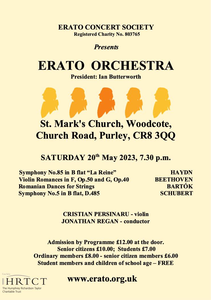 Erato Orchestra Concert – May 2023