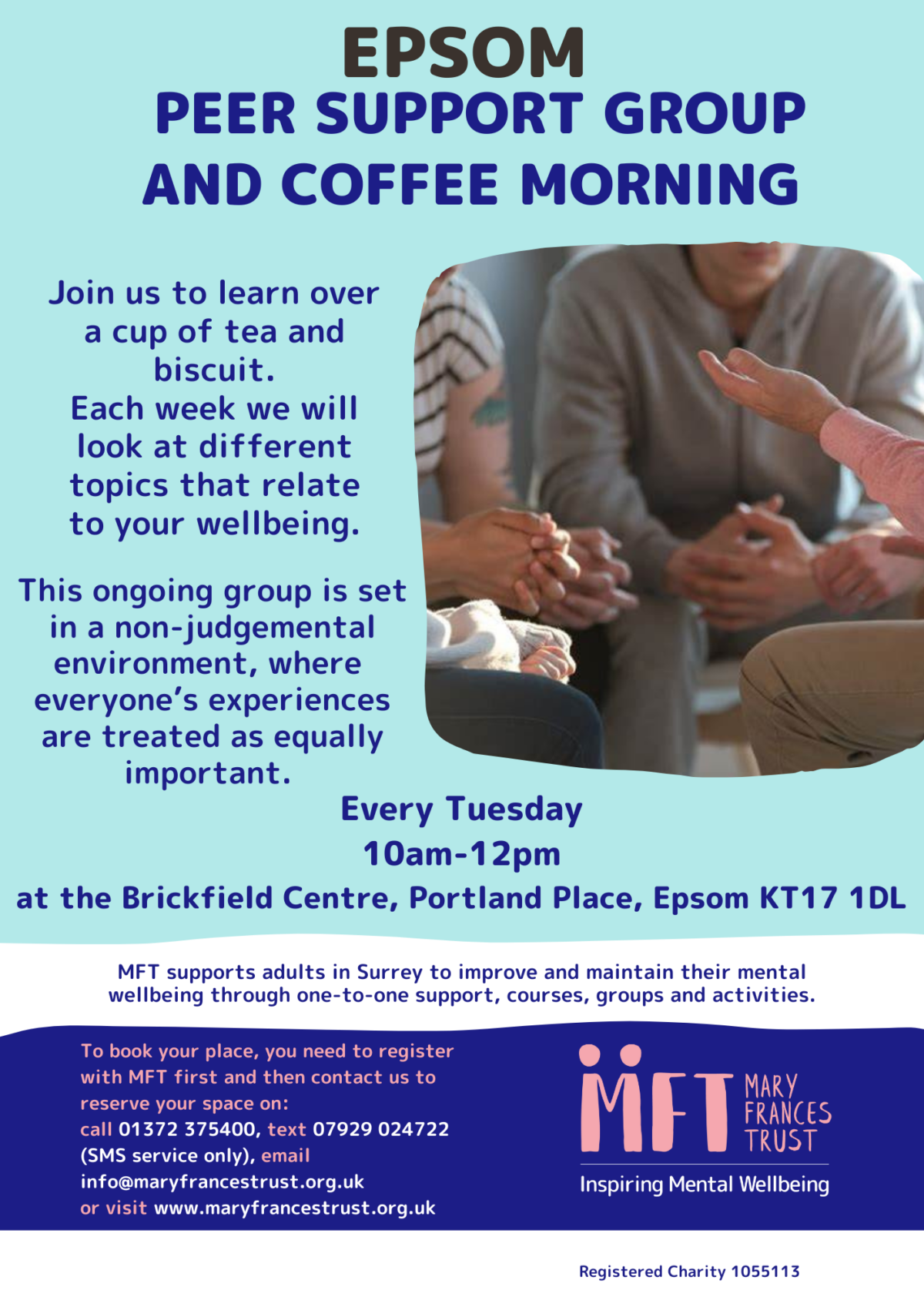 Epsom Coffee Morning and Peer Support Group