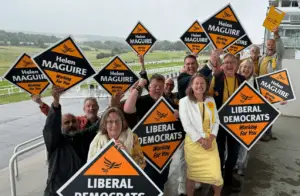 Liberal democrat helen maguire wins historic victory in epsom & ewell And calls on labour to support political reform