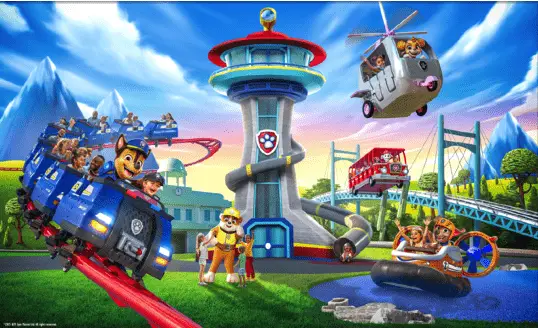PAW Patrol themed land opening Spring 2026