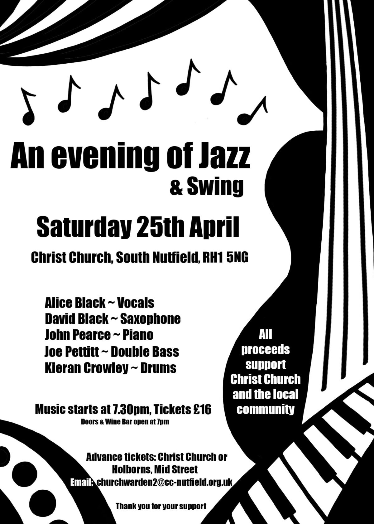 Jazz & Swing concert, South Nutfield