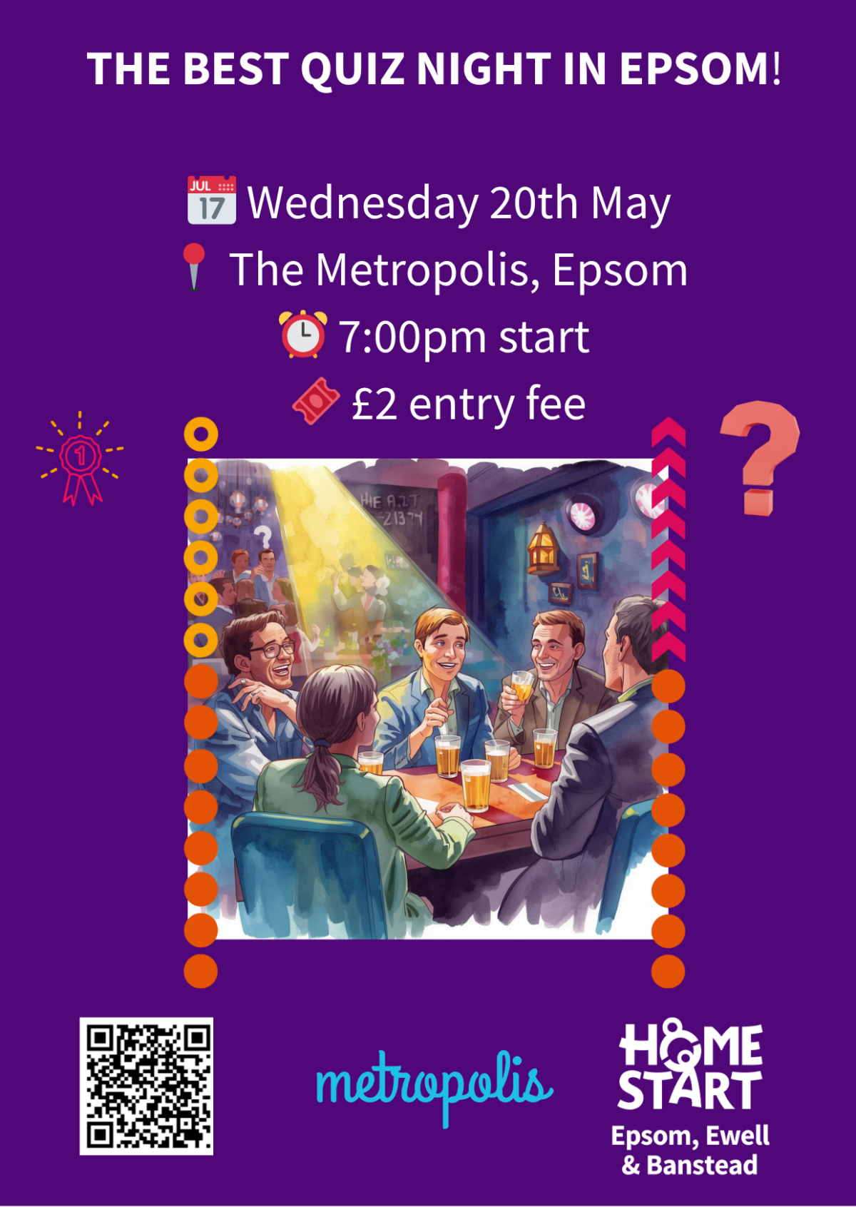 The best pub quiz in Epsom!