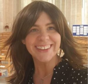 Clare Burgess, CEO from Sensory Services by Sight for Surrey. Bus