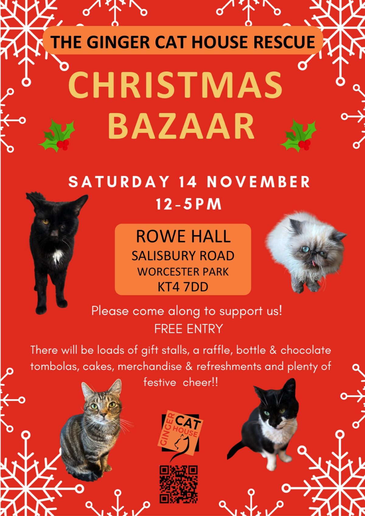 The Ginger Cat House Rescue Christmas Bazaar