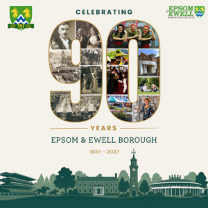 Epsom and Ewell 90 logo